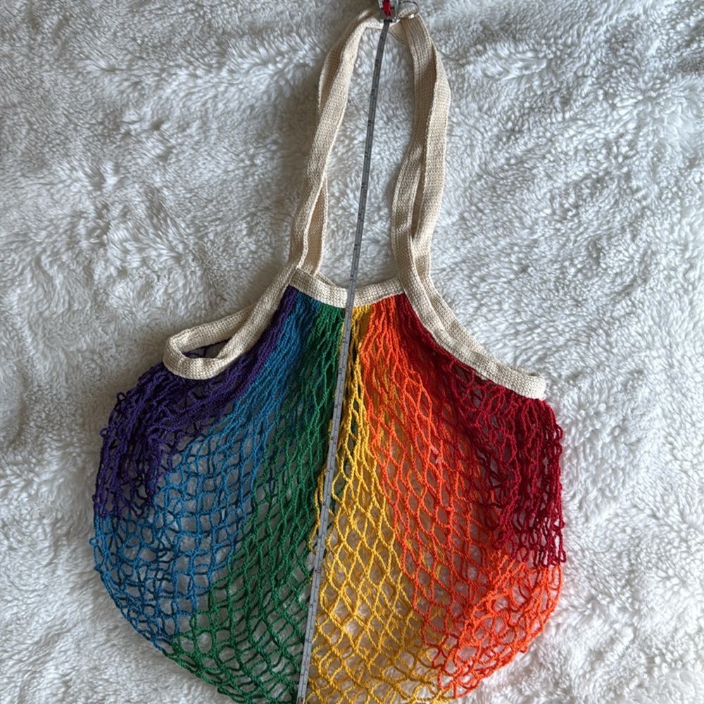 Boutique Rainbow Market Bag - Picture 3 of 6